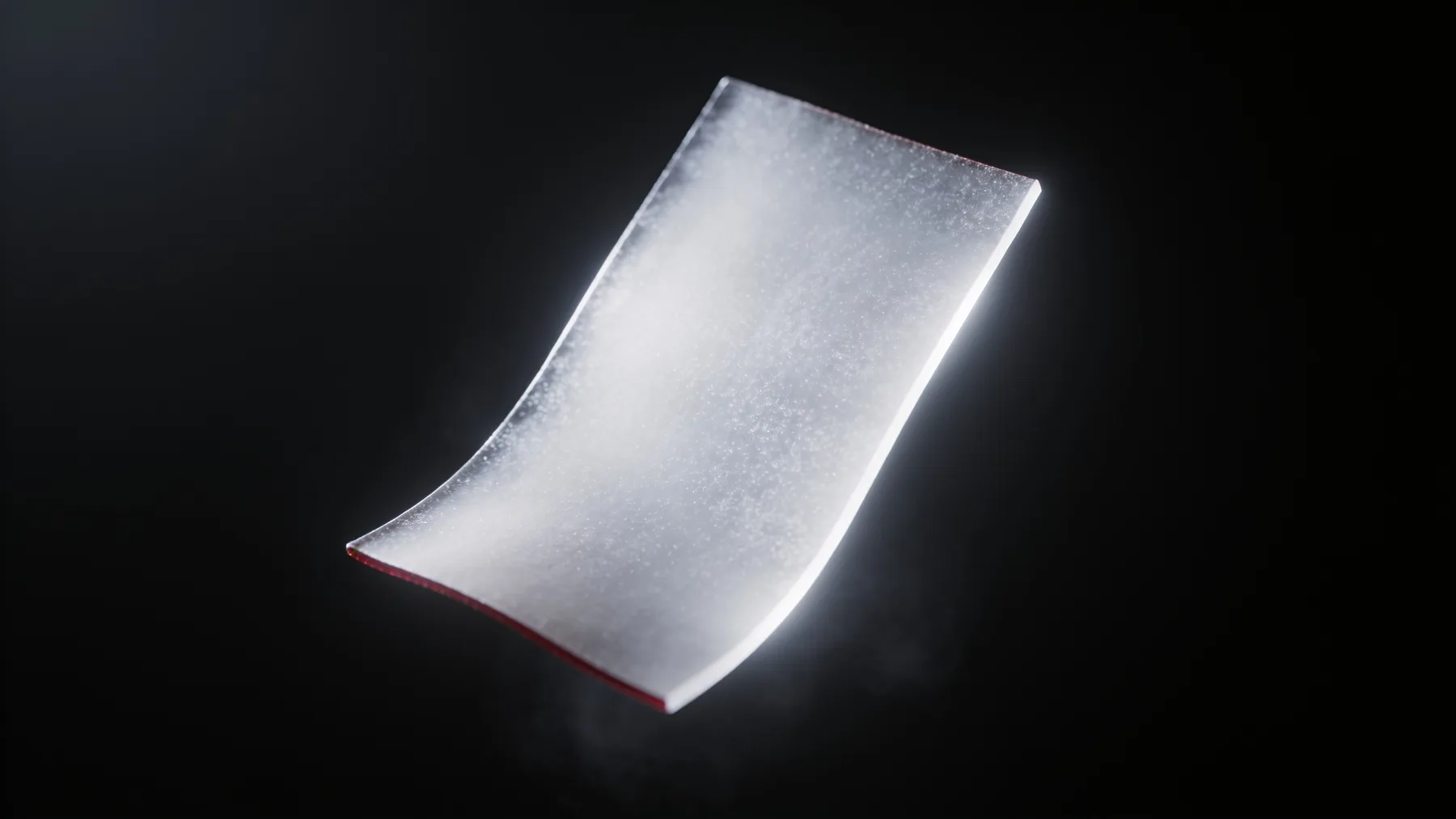 A single FlexRX strip, backlit